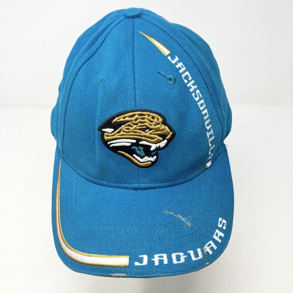 Vintage‎ The Game Jacksonville Jaguars Hat Cap Strap Back Mens One Size Blue
